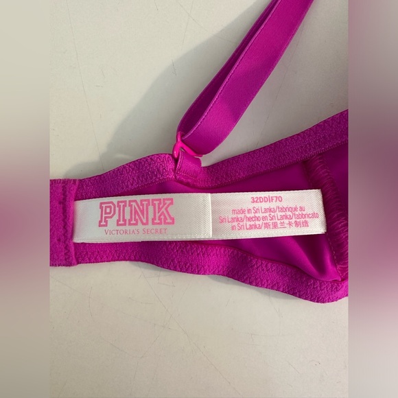 New PINK Victoria’s Secret Wear Everywhere Push Up Bra Magenta Pink Padded Wire - Picture 12 of 16